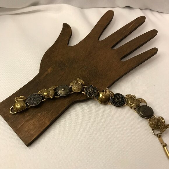 Bronze and Gold Tone Bracelet - Picture 3 of 11